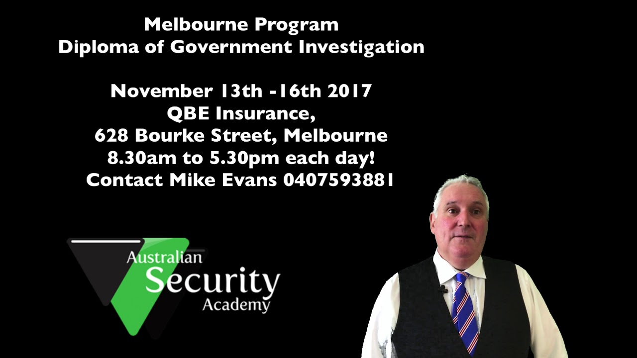 Diploma of Government Investigation.  Study now Pay Later for Government Departments