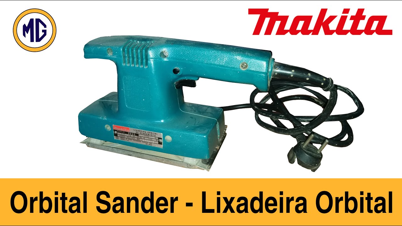 Preventive Maintenance or a Restoration on an Old Makita Orbital Sander 9035.
