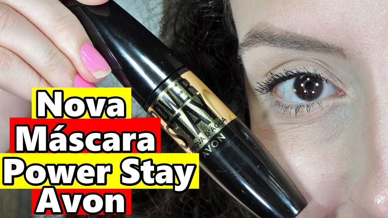 NOVA MÁSCARA POWER STAY À PROVA D'ÁGUA AVON | LAIANE LIRA