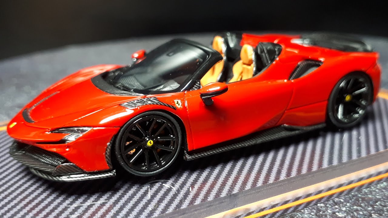 1/64 Ferrari SF90 Spider Novitec by U2 resin model car review