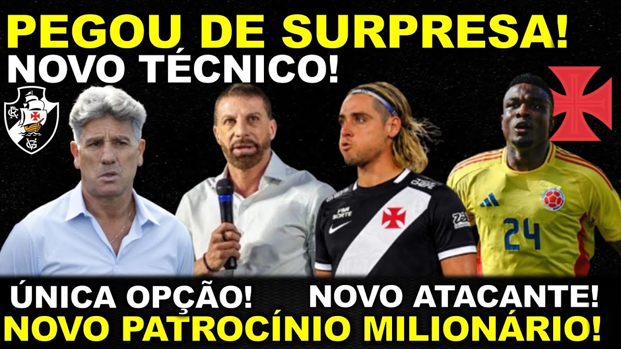 🚨PEGOU DE SURPRESA! NOVO TÉCNICO I ÚNICA OPÇÃO I NOVO ATACANTE I NOVO PATROCÍNIO MILIONÁRIO E MUITO+