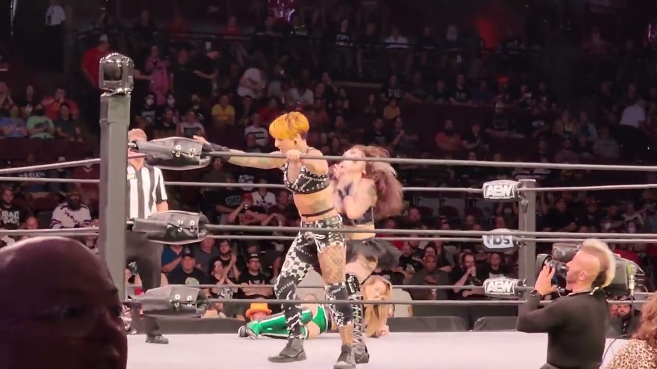*THROWBACK FULL MATCH  Skye Blue teams w/ Ruby Soho vs AEWDARK