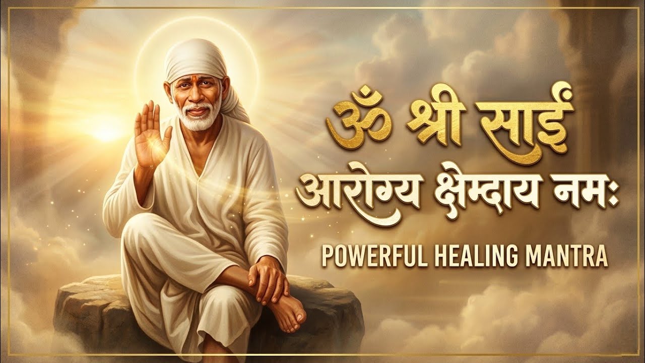 Powerful Sai Baba Mantra for Good Health & Healing | ॐ श्री साईं आरोग्य क्षेमदाय नमः 