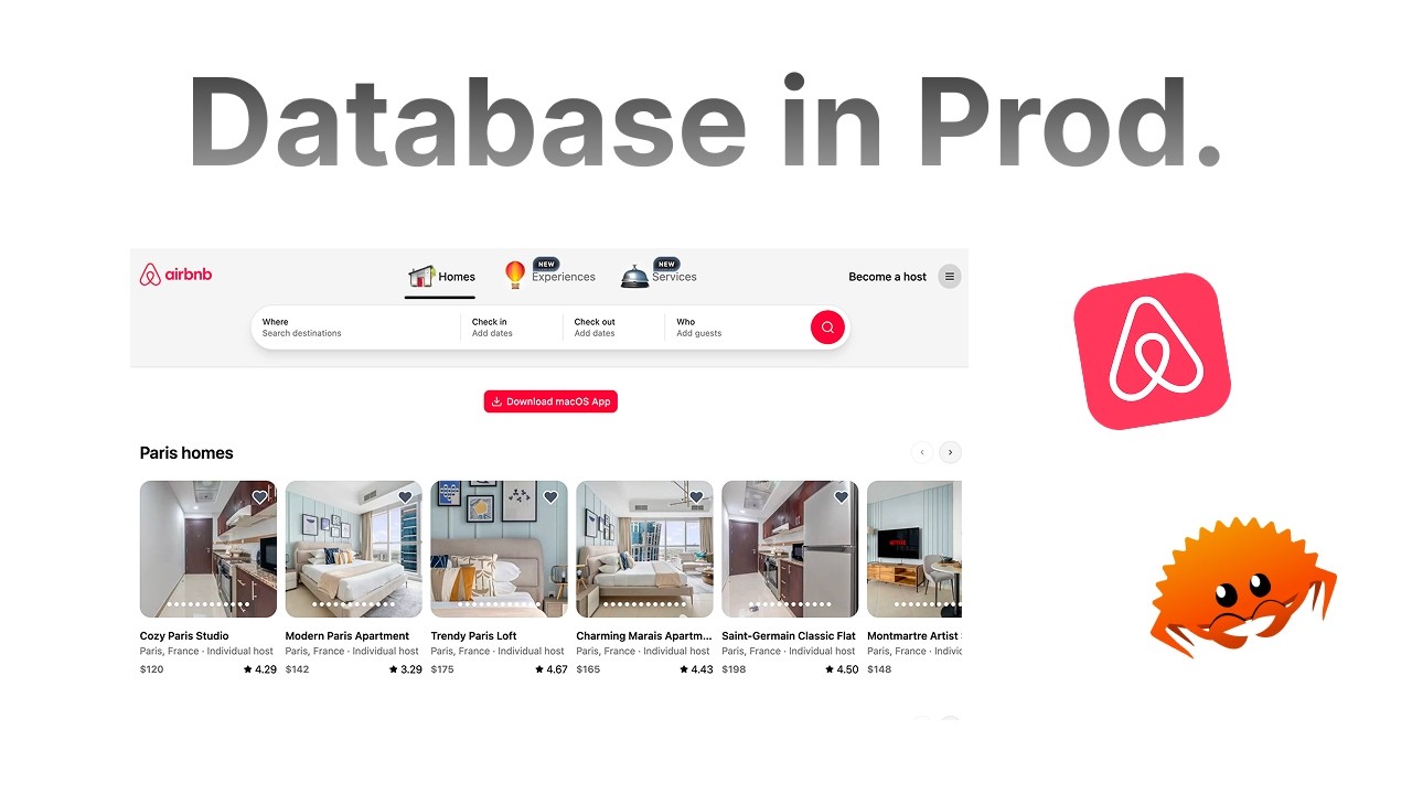 Rust Airbnb Clone in Production - Database Design with SQLx