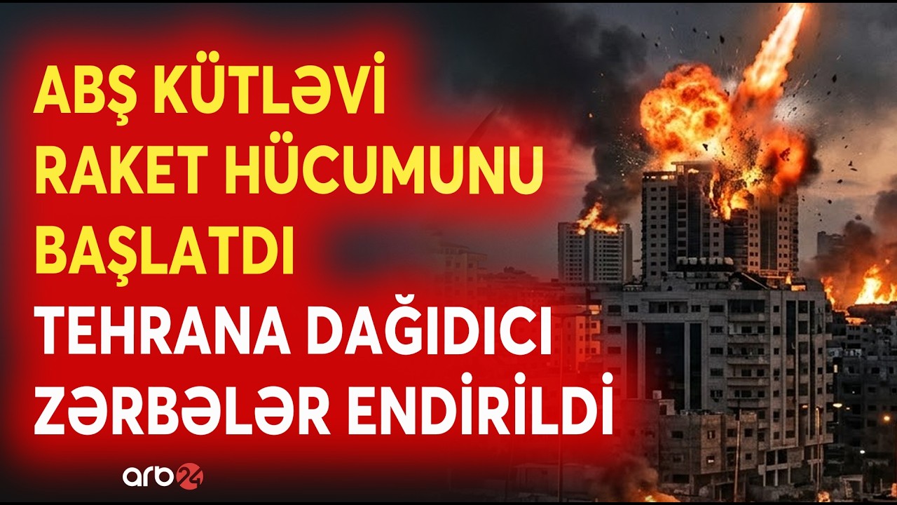 SON DƏQİQƏ! ABŞ ordusu KÜTLƏVİ HÜCUMU BAŞLATDI - Tehran BOMBARDMAN EDİLİR - SAVAŞ ALOV ALDI