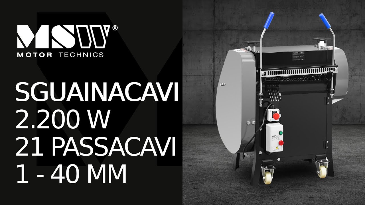 Sguainacavi MSW Motor Technics MSW-WIRESTRIPPER-003-2200 | Presentazione del prodotto