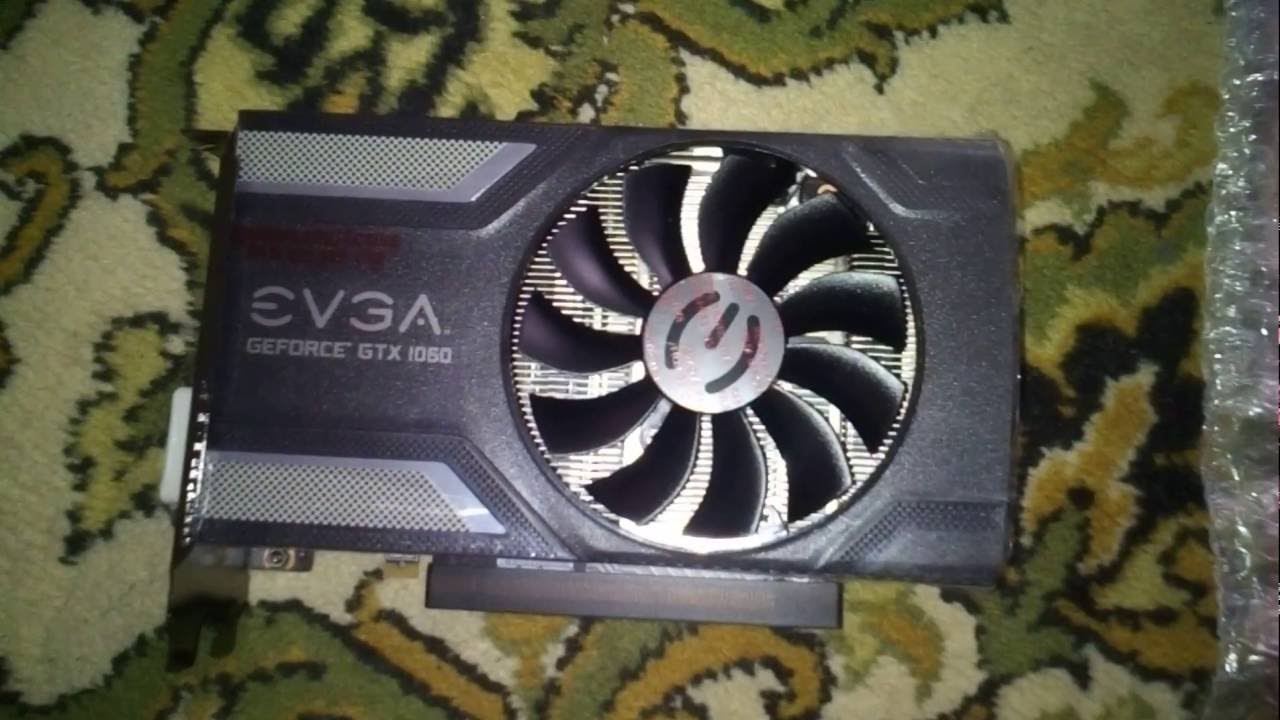 Распаковка Evga Gtx 1060 SC 6gb