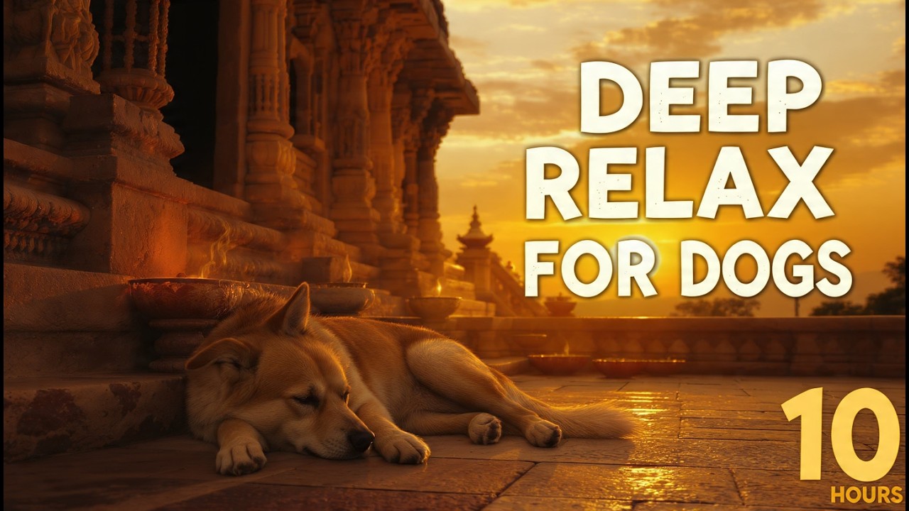 Calm Music for Dogs 🐶🧸 Native Flute Sleep & Relax 💤🪶 (10 hours)
