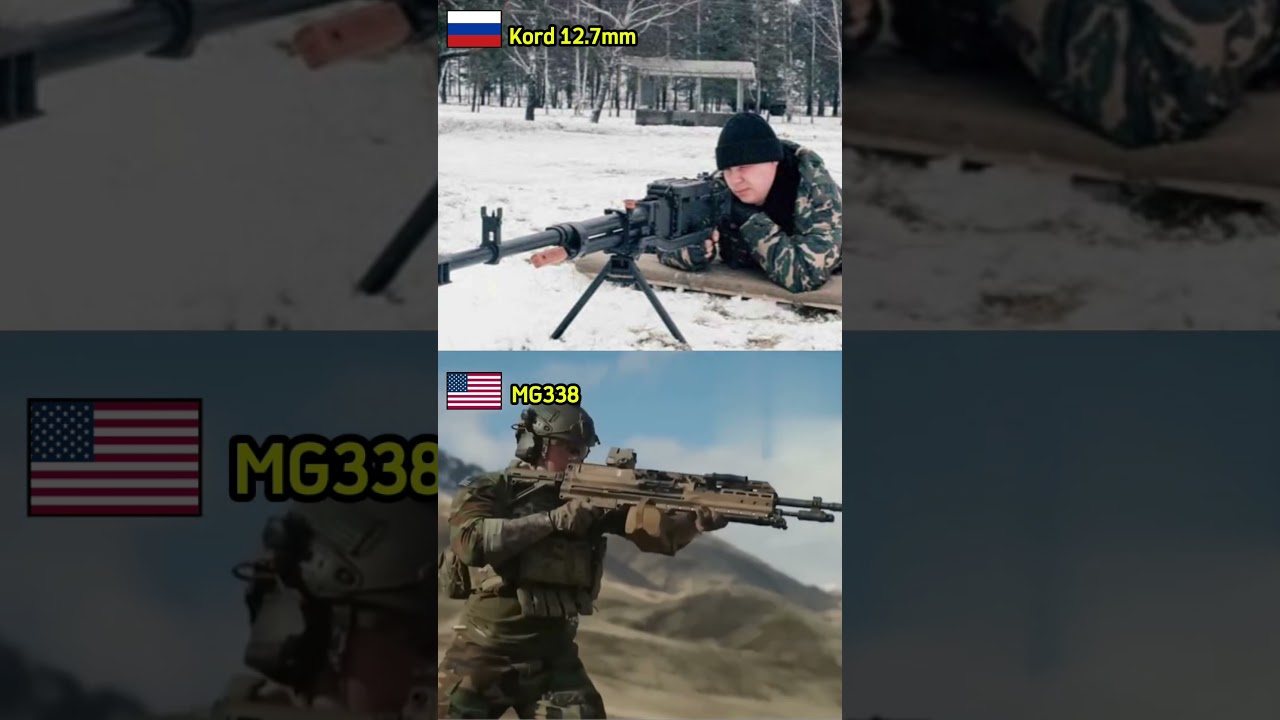 Kord 12.7mm 🇷🇺 vs MG338 🇺🇸