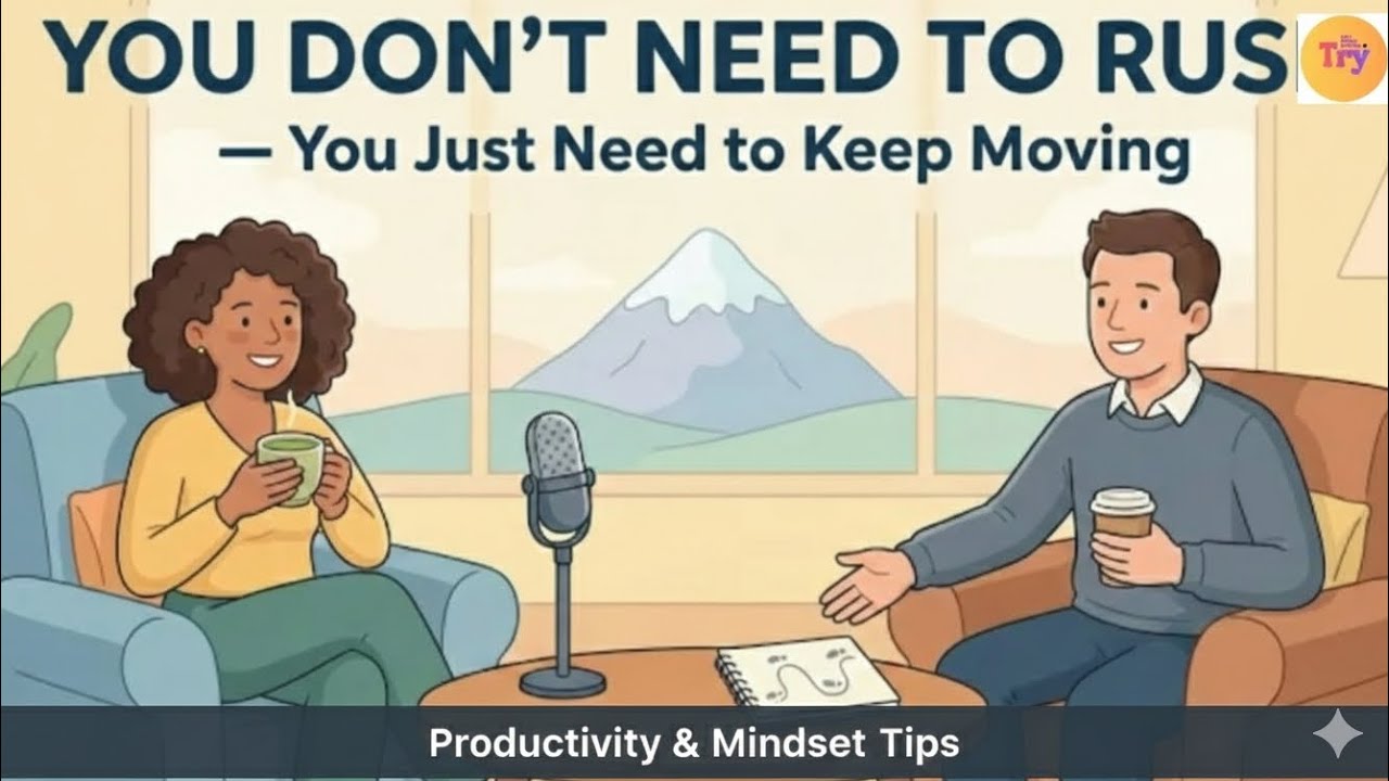 You Don’t Need to Rush, You Need to Keep Moving | Daily English Practice Channel