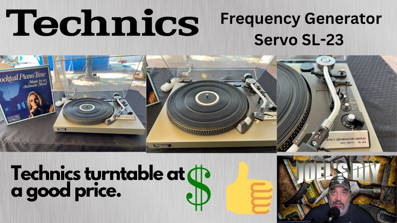 Technics SL-23 Turntable - Review - Excellent Technics turntable at a great price on the used market
