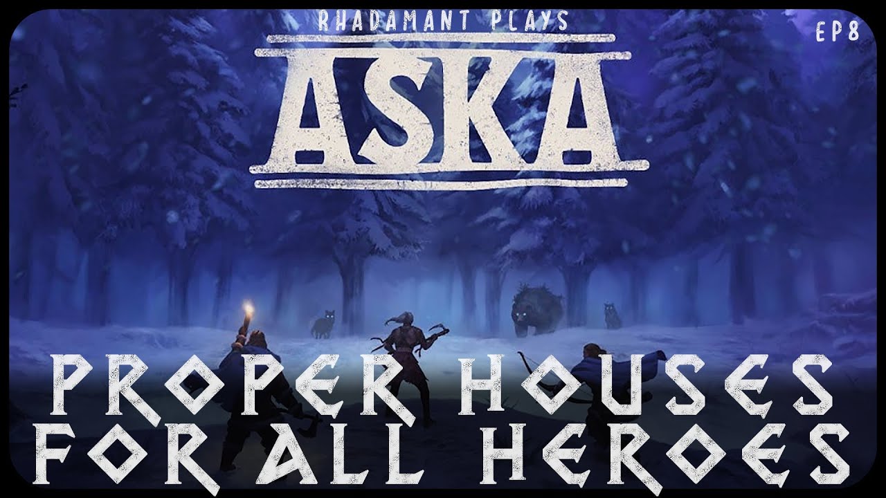 Building Proper Houses for All Heroes in ASKA - Viking Clan Village Builder // EP8