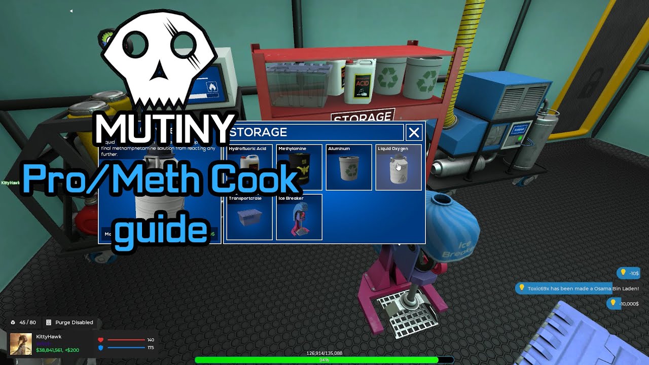 [Mutiny DarkRP] - Pro/Meth Cook Guide