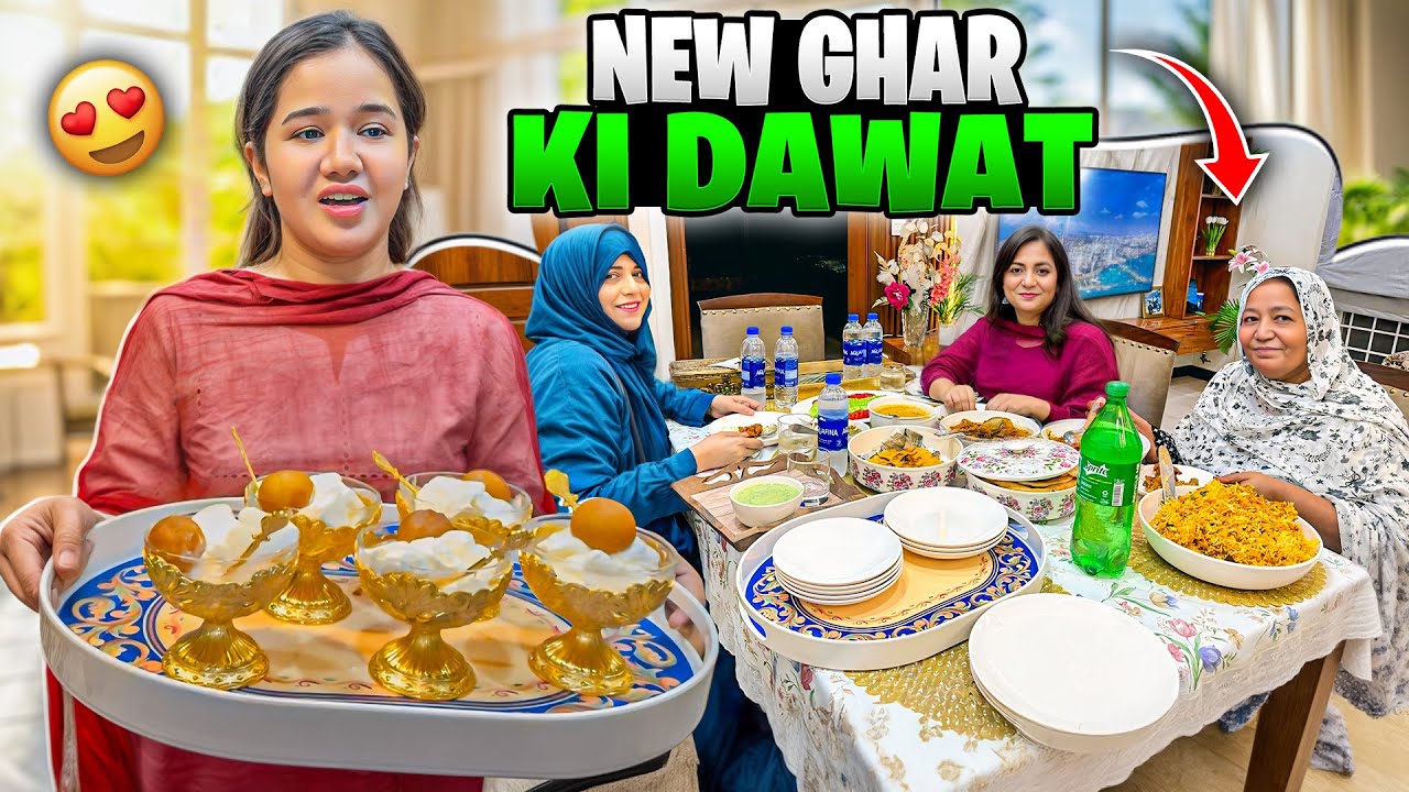 New ghar ki Dawat di sbko | Sitara yaseen vlog 