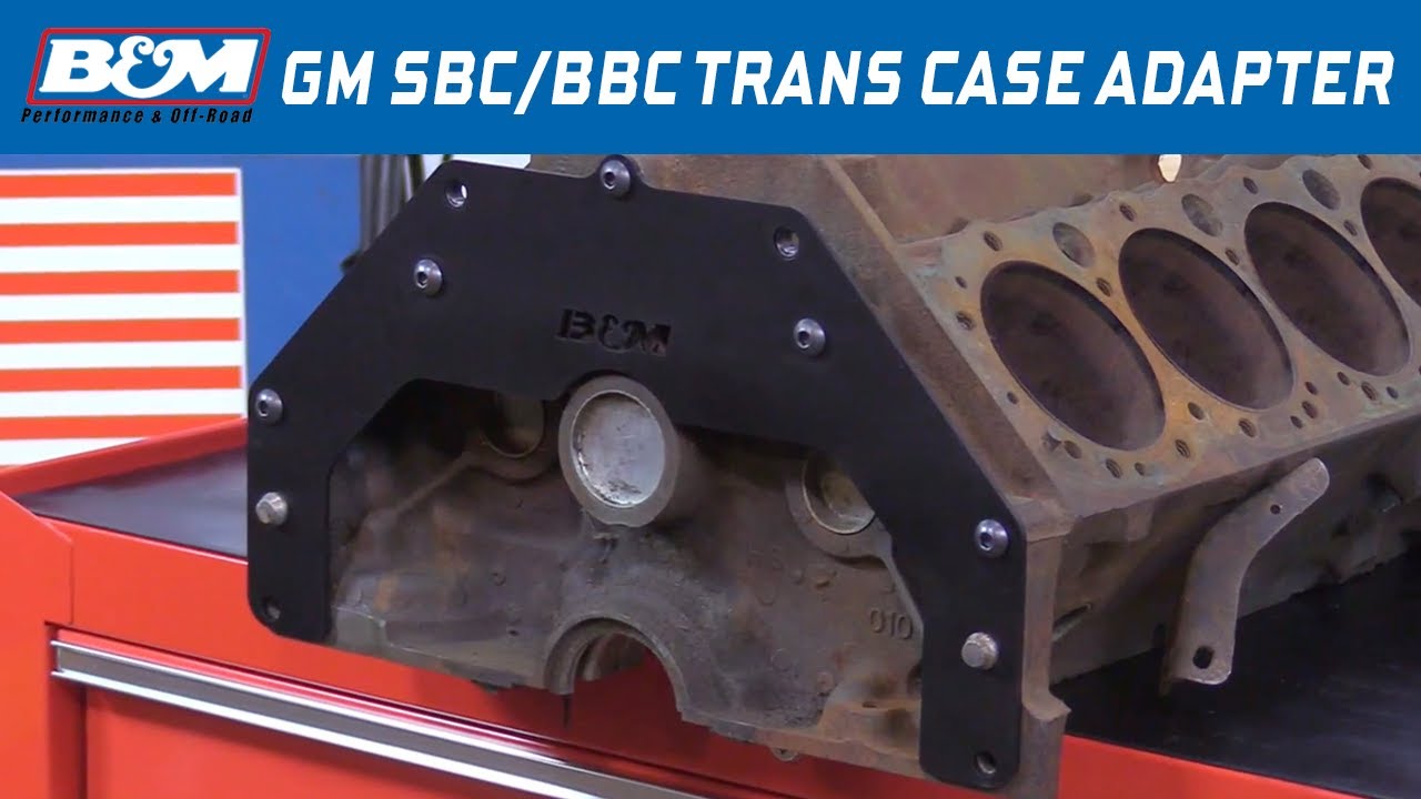 B&M Trans Adapter Plate 30497 - SBC/BBC to Buick, Olds, Pontiac TH350, TH400, TH700R4