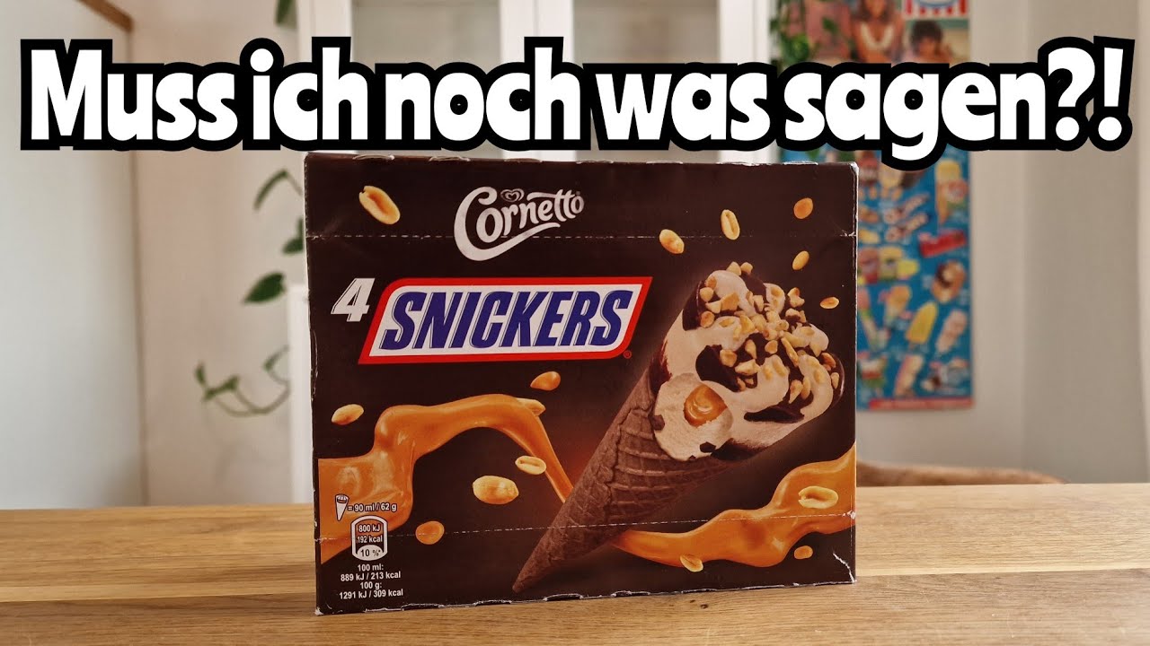 No Brainer (zunächst): Cornetto Snickers Eis