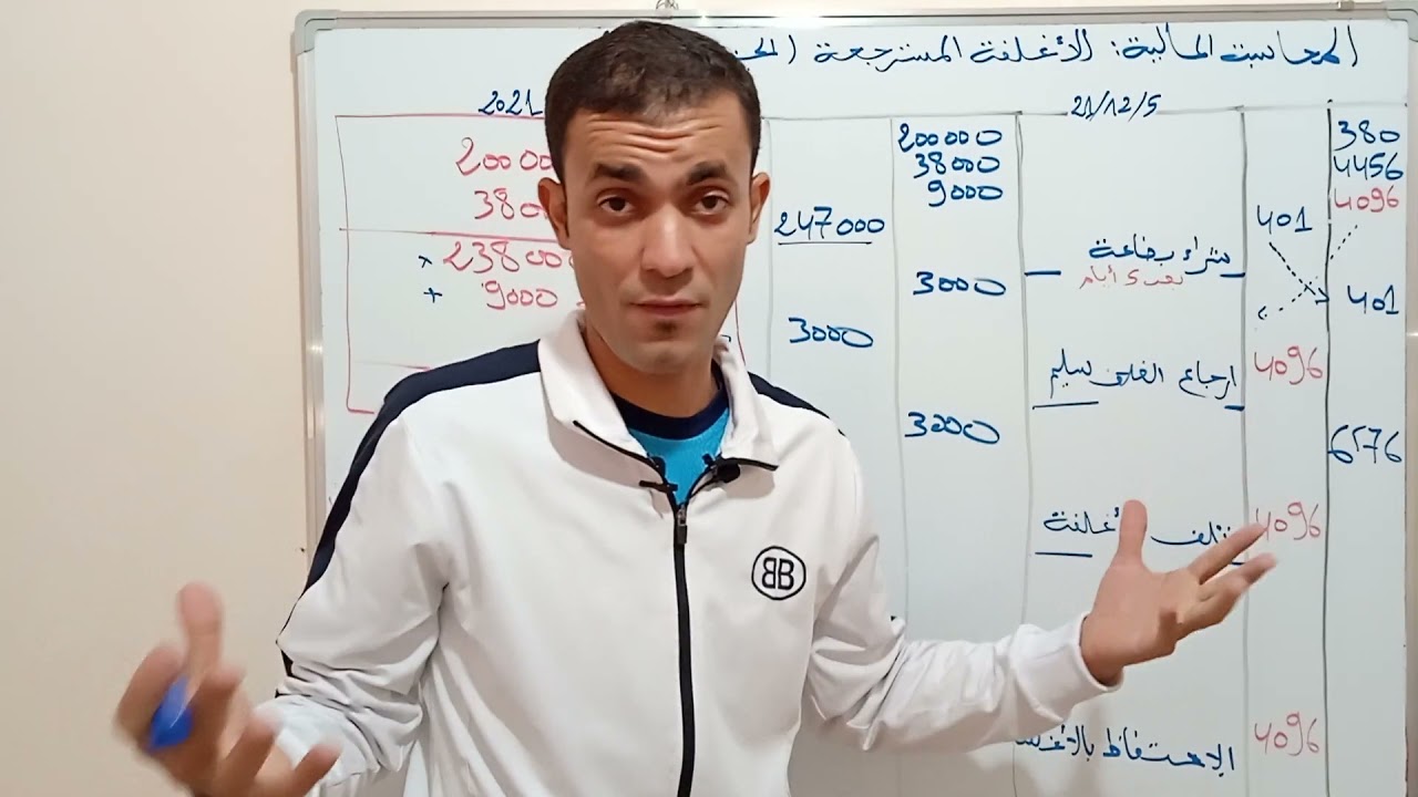 محاسبة الأغلفة المسترجعة  جزء03