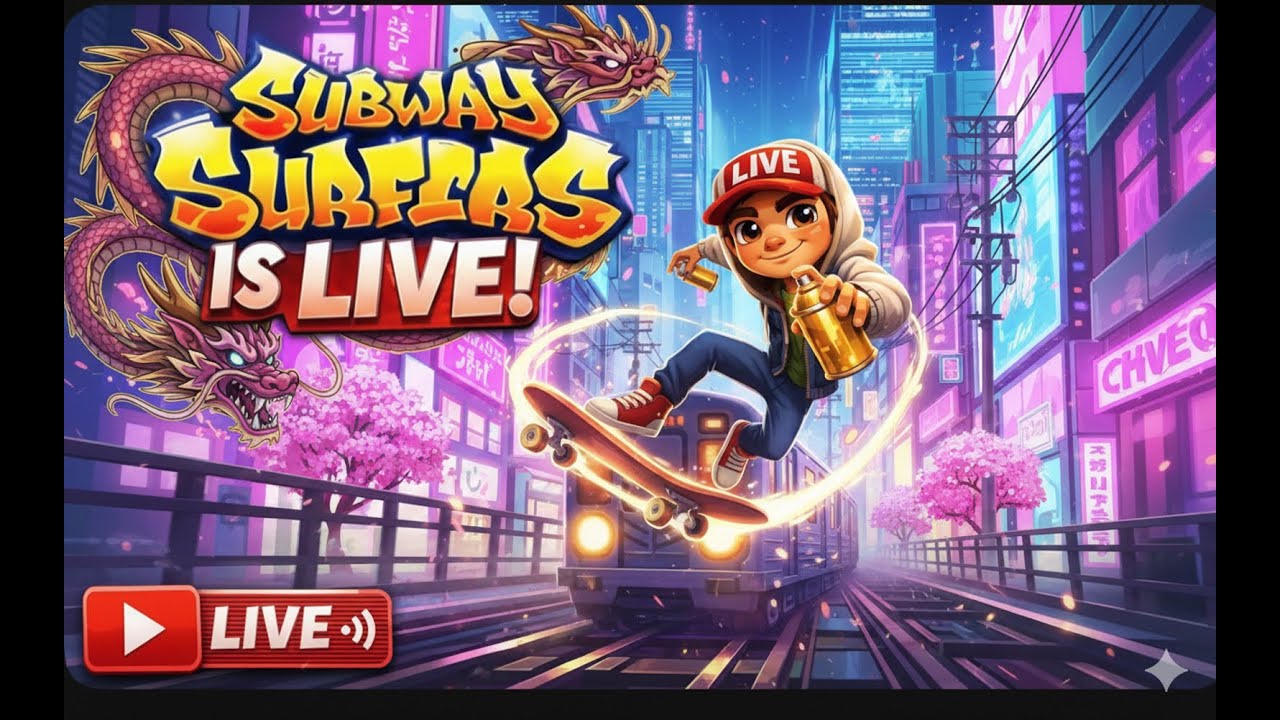 🔴 Live Subway Surfers 20k coins New World Record 🔥 #subwaysurfers #live #subwaysurferslive