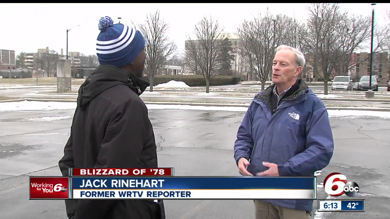 The first-ever blizzard warning for the state of Indiana was issued 40 years ago today