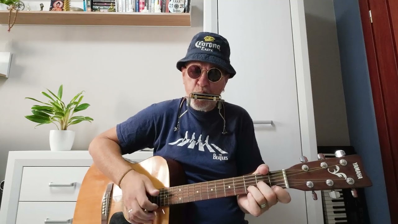 Sting - English Man In New York .  Гитара и гармошка + табы