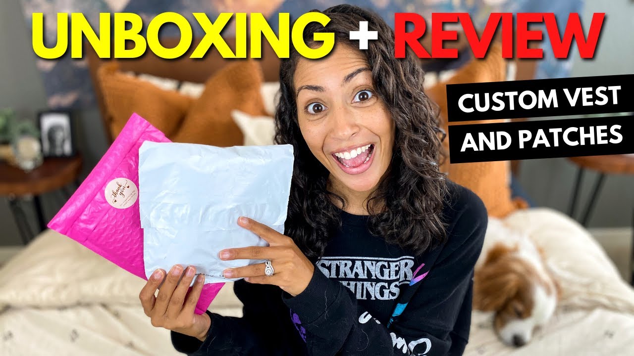 Our FIRST Custom Service Dog Vest and In Training Patches - Unboxing + Gear Review