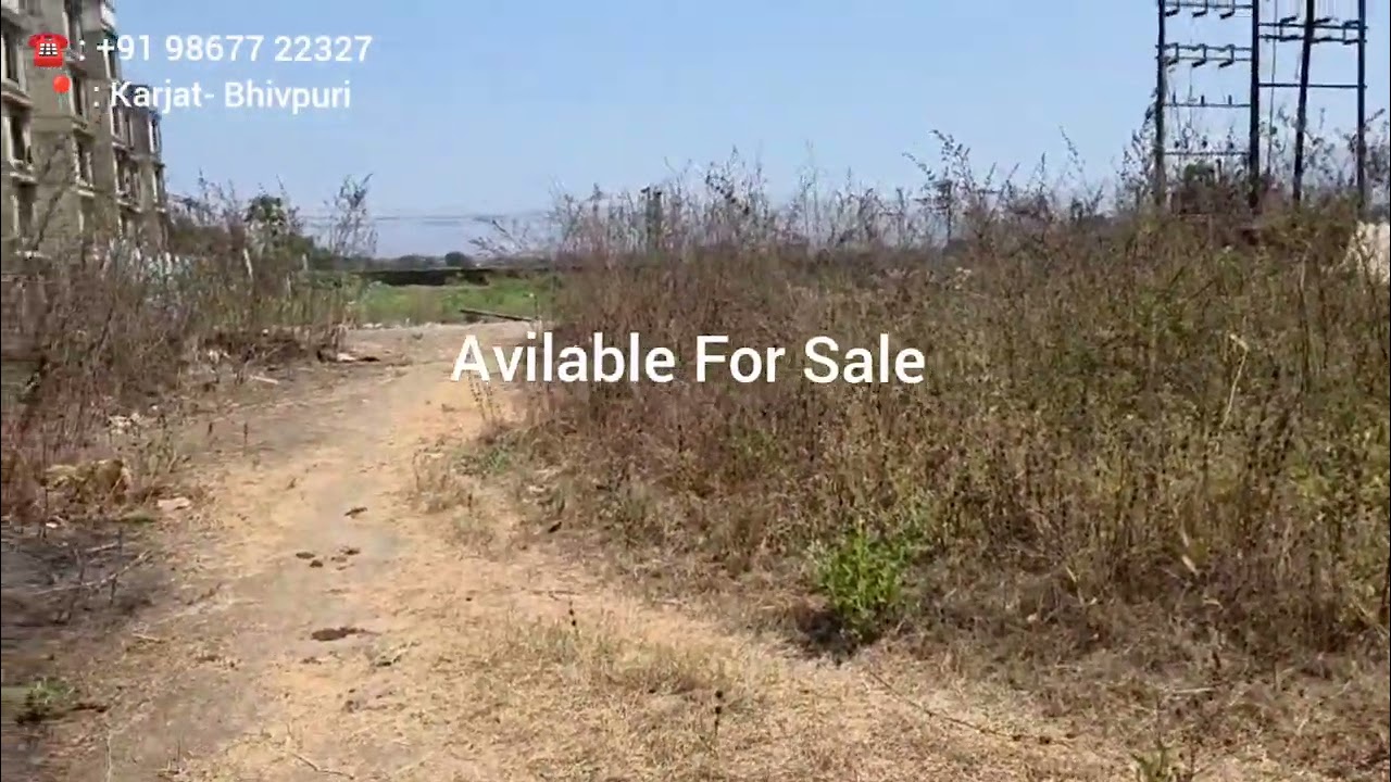 NA Residential Plot Near Bhivpuri Station | Karjat Plot for Sale | Road Touch Property
