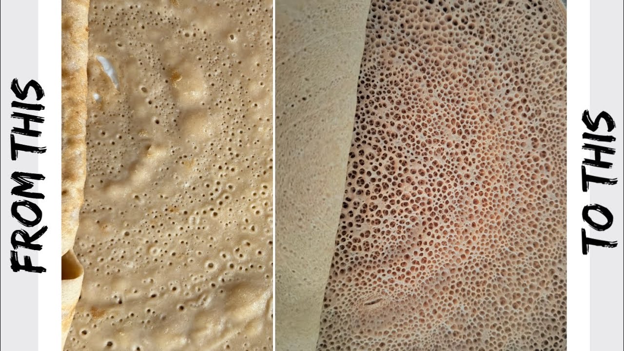 በቀላሉ የ ጤፍ  እንጀራን በ 1 ቀን / Easy Injera Recipe | Ready in 1 Day