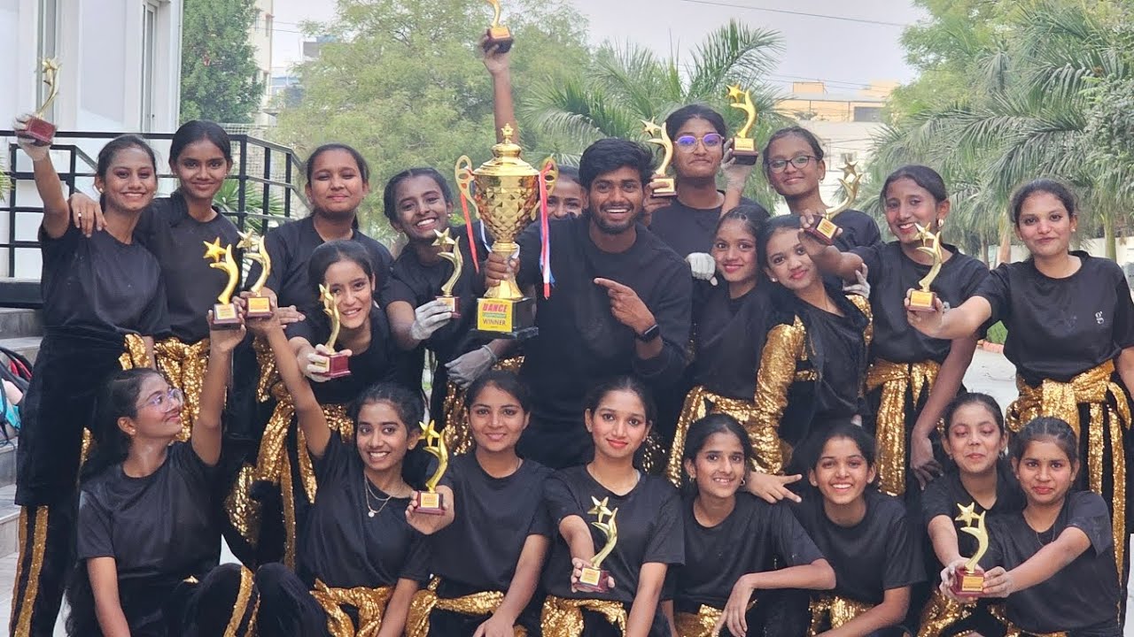 STUNNERS & 🏆 WINNERS    OUT STANDING  ACHIEVEMENT #bhashyam #celebration #happywomensday #dance