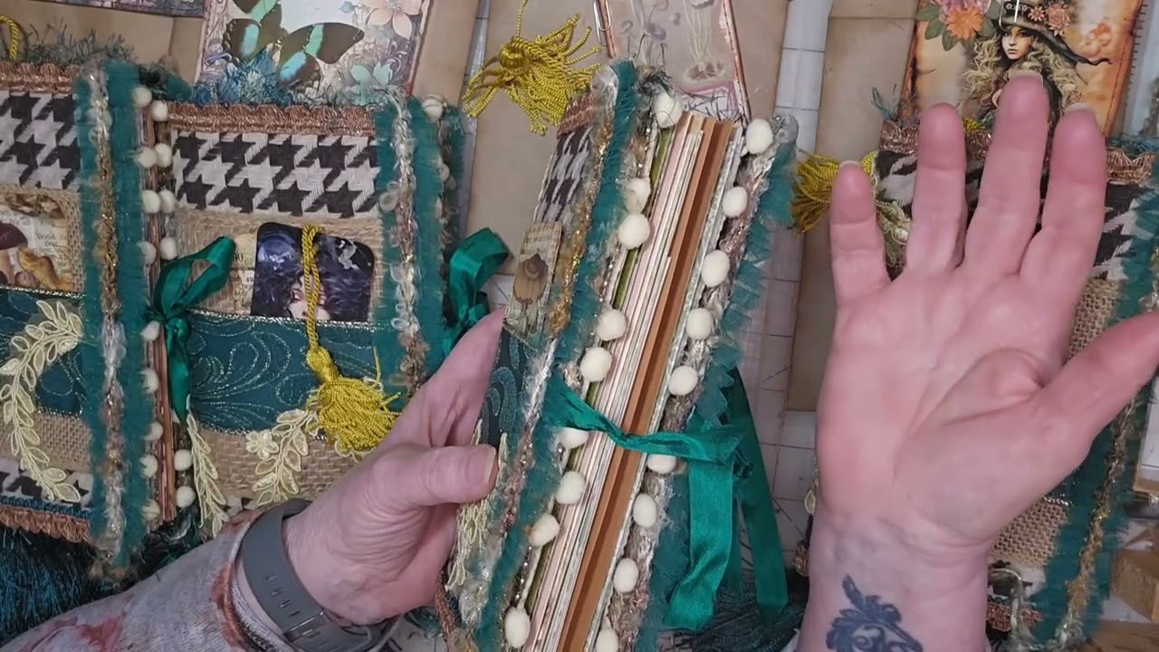 Finished Journal Flip through -16 Woodland Forest Style Journals -  Animals, Fairies, Floral, Witch