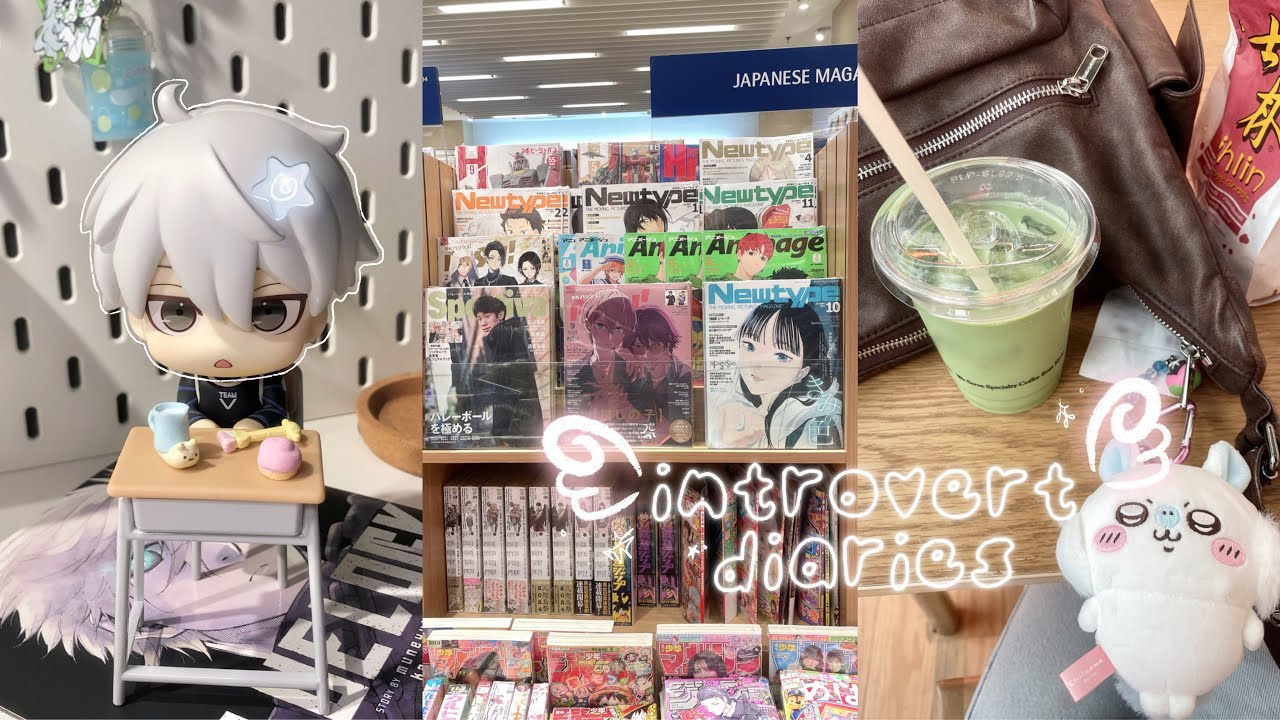 introvert diaries • manga shopping, spring room decor, playing valorant, cozy anime night +more!