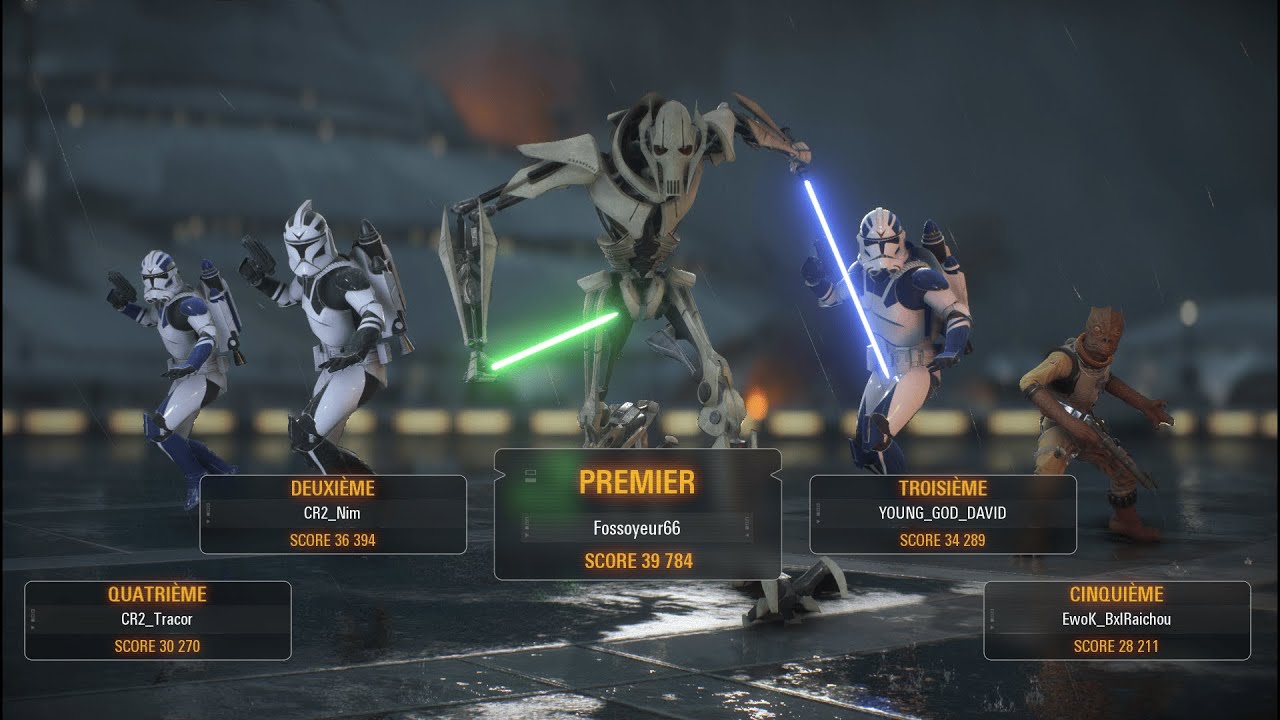 Star Wars Battlfront 2 Kamino suprématie  gameplay