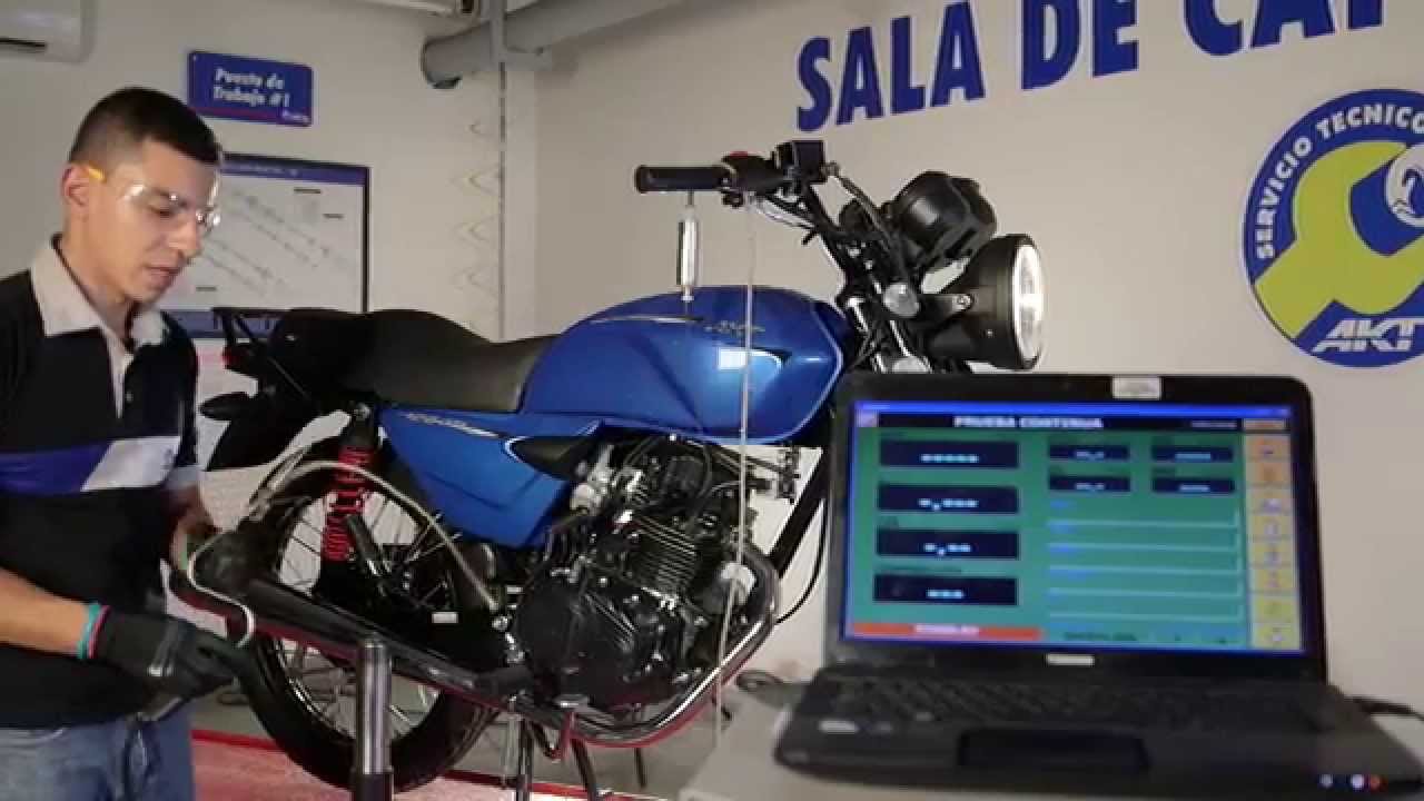 Cómo funciona un analizador de gases en tu moto