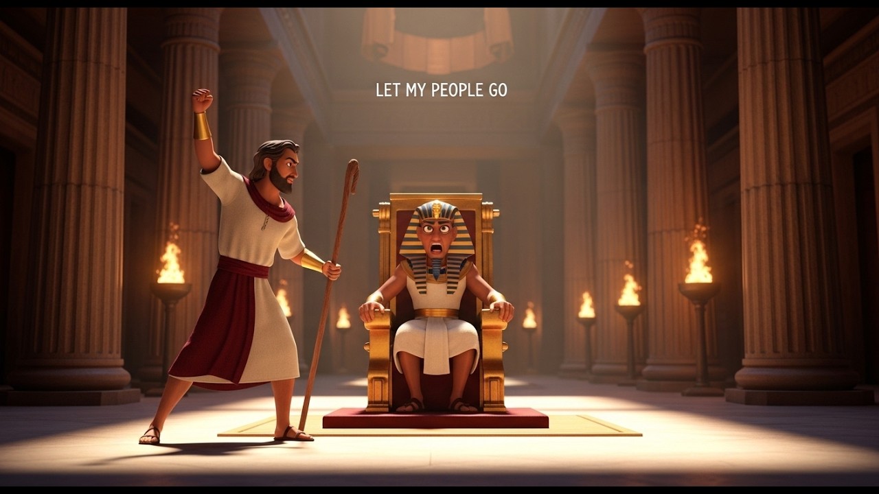 Let My People Go  — Moses stands before Pharaoh