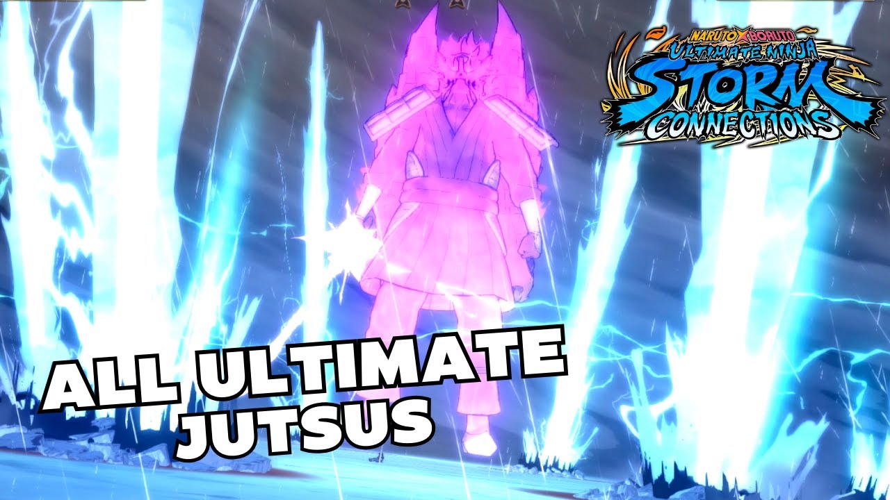 NARUTO X BORUTO ULTIMATE NINJA STORM CONNECTIONS - ALL ULTIMATE JUTSUS - JAPANESE DUB