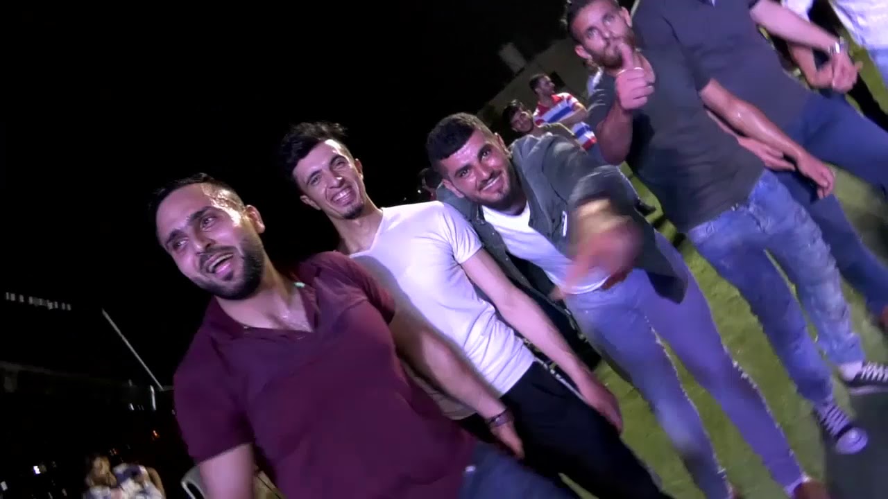 شادي ومويد البوريني وقاسم النجار \دبكه نار\ مهرجان العريس صالح سماعنه \ بيت ايبا