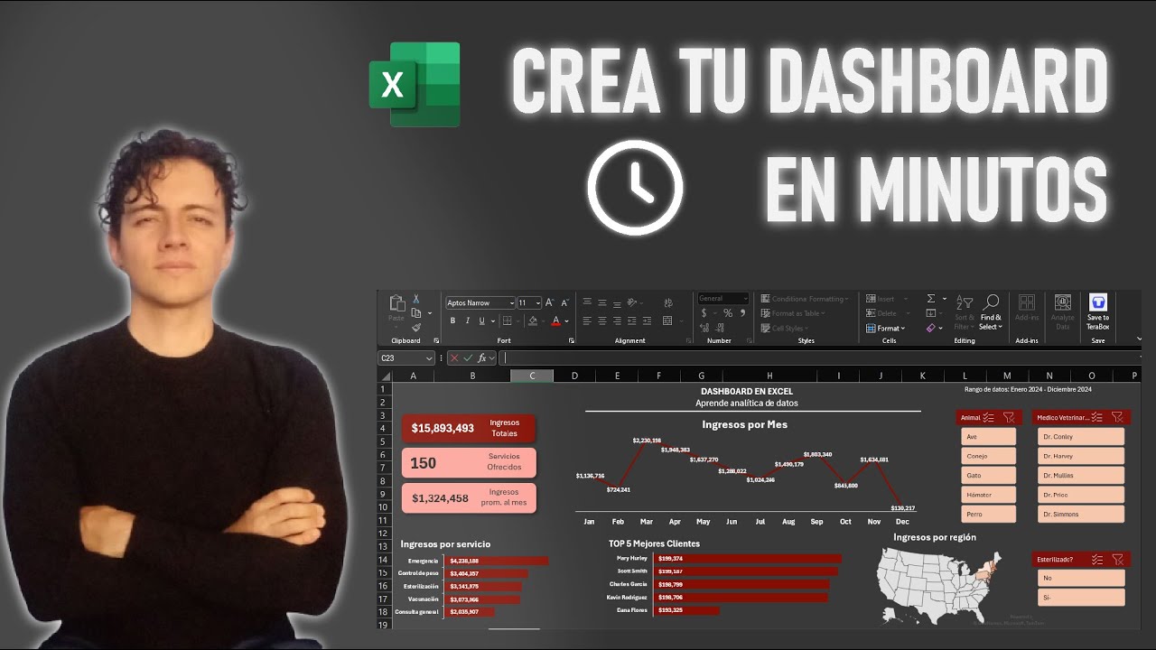 Cómo crear un Dashboard PRO en Excel 📊📗 PASO a PASO