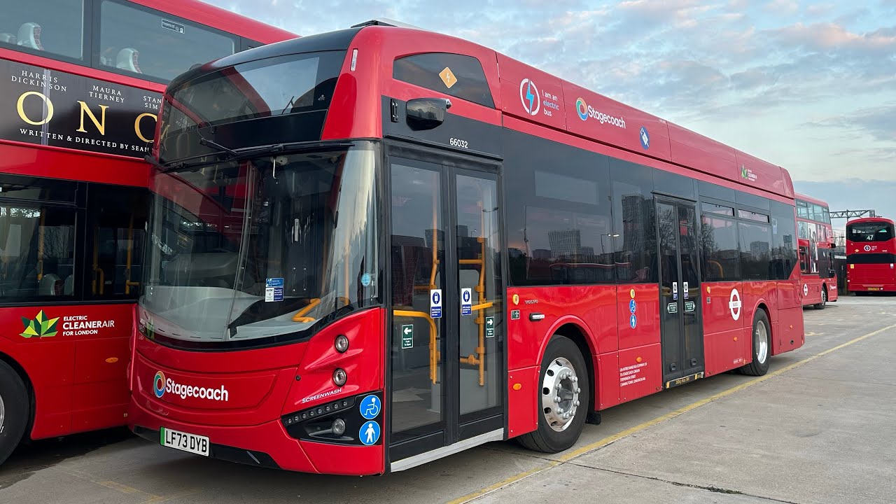 A first look at Stagecoach’s brand new Volvo BZL SD Electric buses | 66032 (LF73DYB)