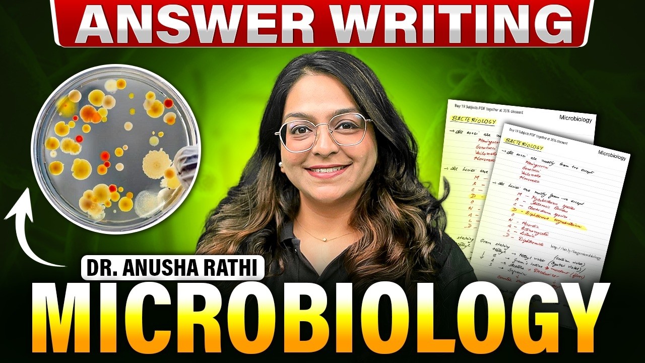 Microbiology Answer Writing Mock Test  | 2nd Year MBBS  | Dr. Anusha Rathi