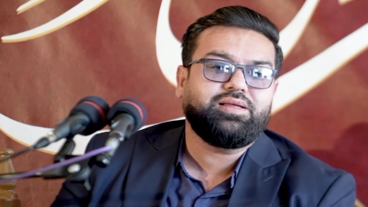 تلاوة هزت ارجاء الساحة الحسينية القارئ محمد جواد حسینی القران سورة الانسان والاخلاص قران