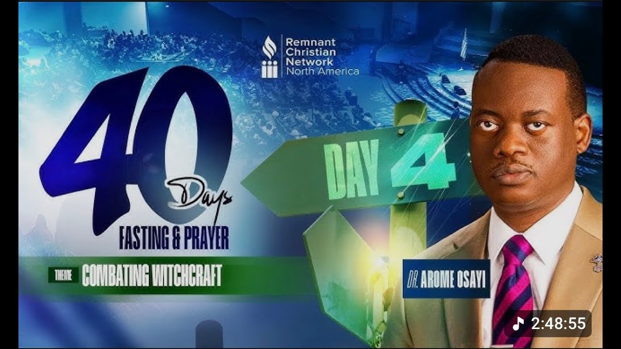 COMBATING WITCHCRAFT || DAY 4 || APOSTLE AROME OSAYI || 40 DAYS FASTING & PRAYER 2026 || 15/01/2026