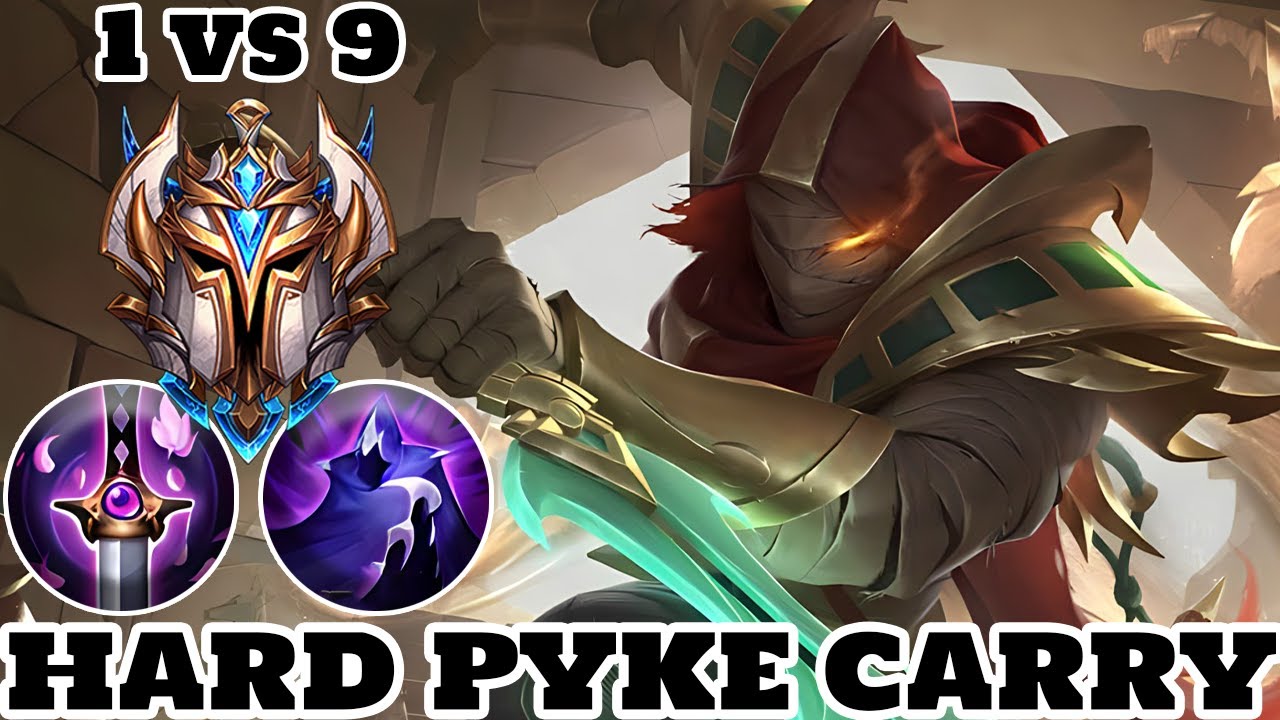 Wild Rift Pyke - Top 3 Pyke HARD CARRY Gameplay Rank Challenger