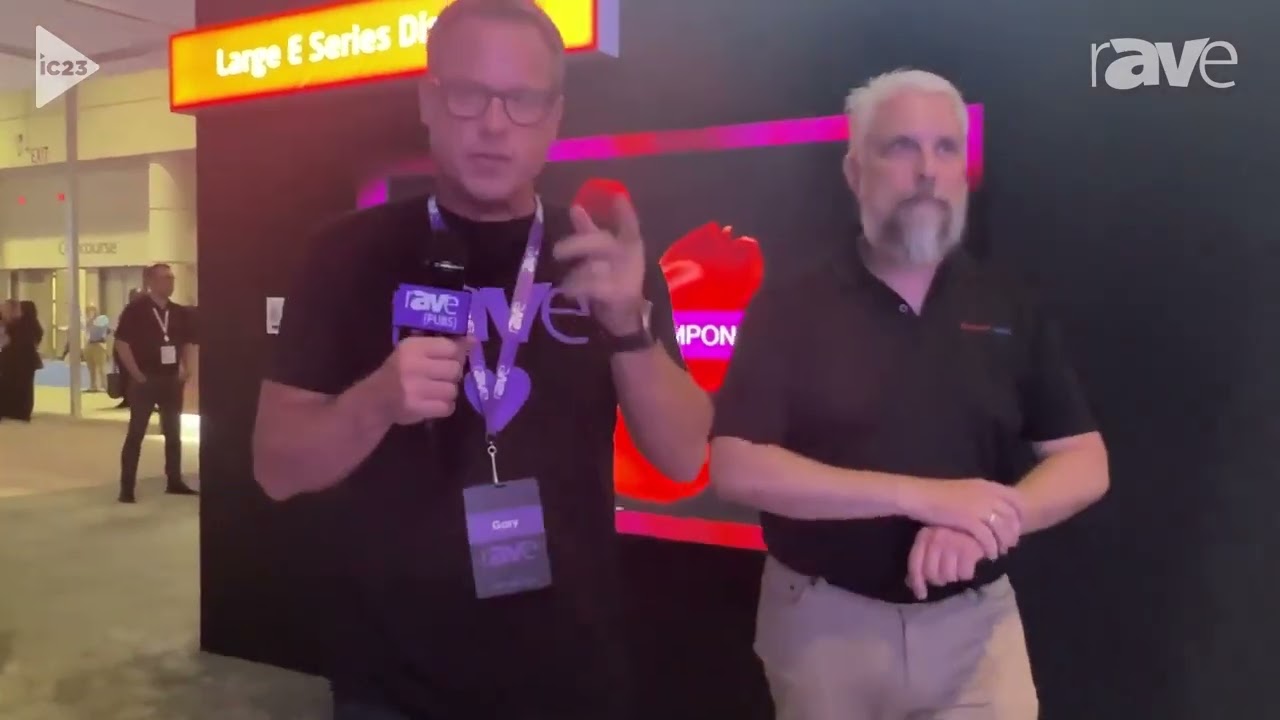 InfoComm 2023: Gary Gets a Sharp/NEC Booth Tour from Keith Yanke