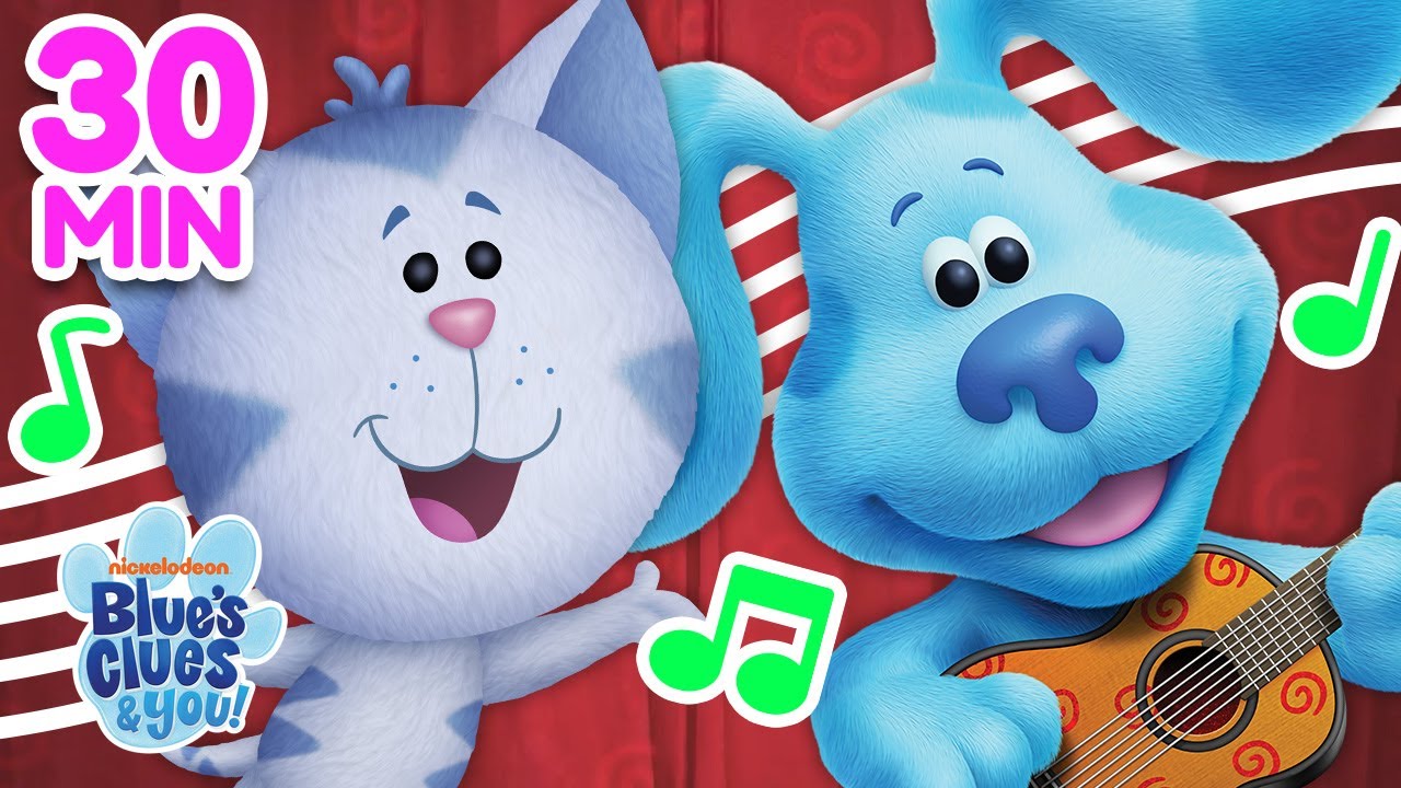 30 Minute Sing Along w/ Blue, Josh, & Periwinkle! 🎶 | Blue's Clues & You!