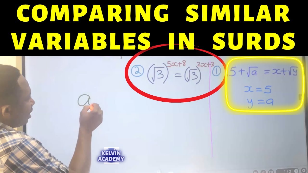 Comparing the Coefficients of Similar Variables in SURDS