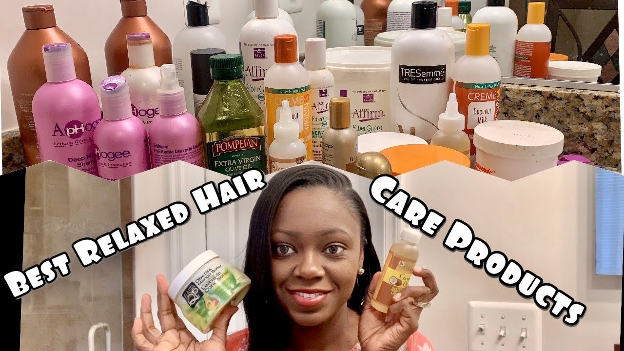 My Top Relaxed Hair Care Products | Best Products for #RelaxedHair #relaxedhaircare