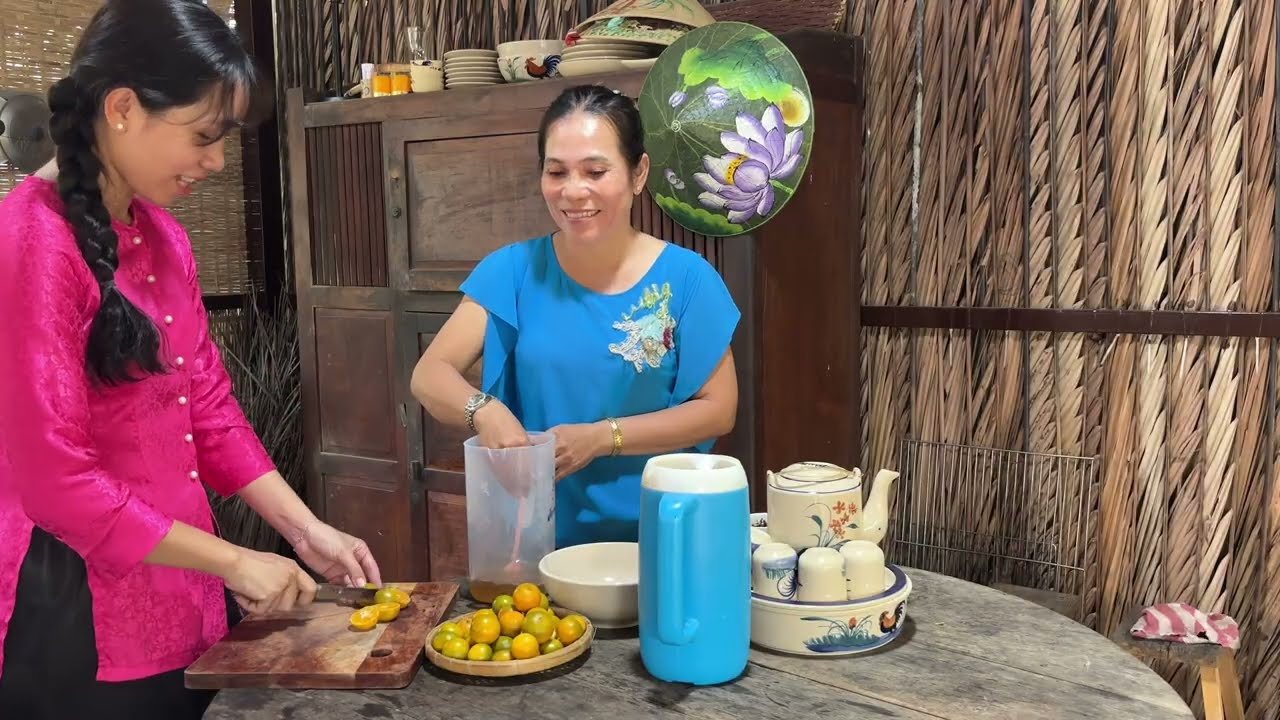 Cha Út cho ít tắt nên Út làm xí muội nè 