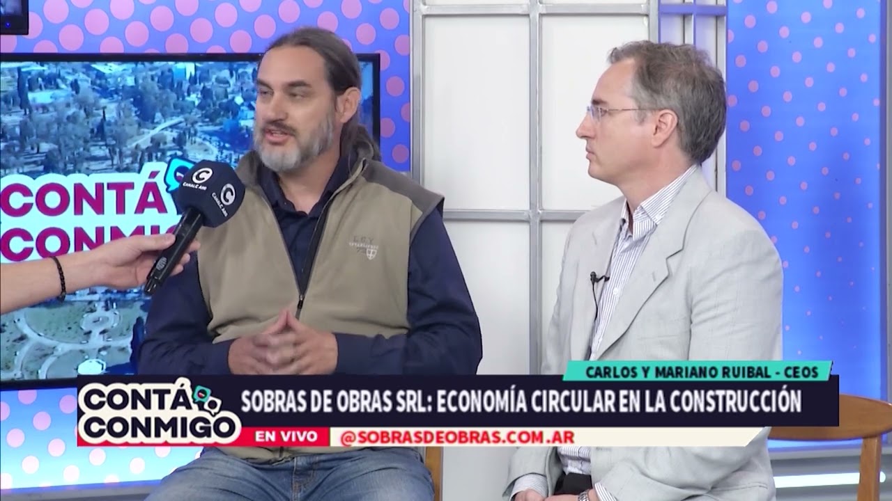 13 03 26  WAÑASKY   CARLOS Y MARIANO RUIBAL   CEOS   Sobras de obras SRL   Economía Circular en la C