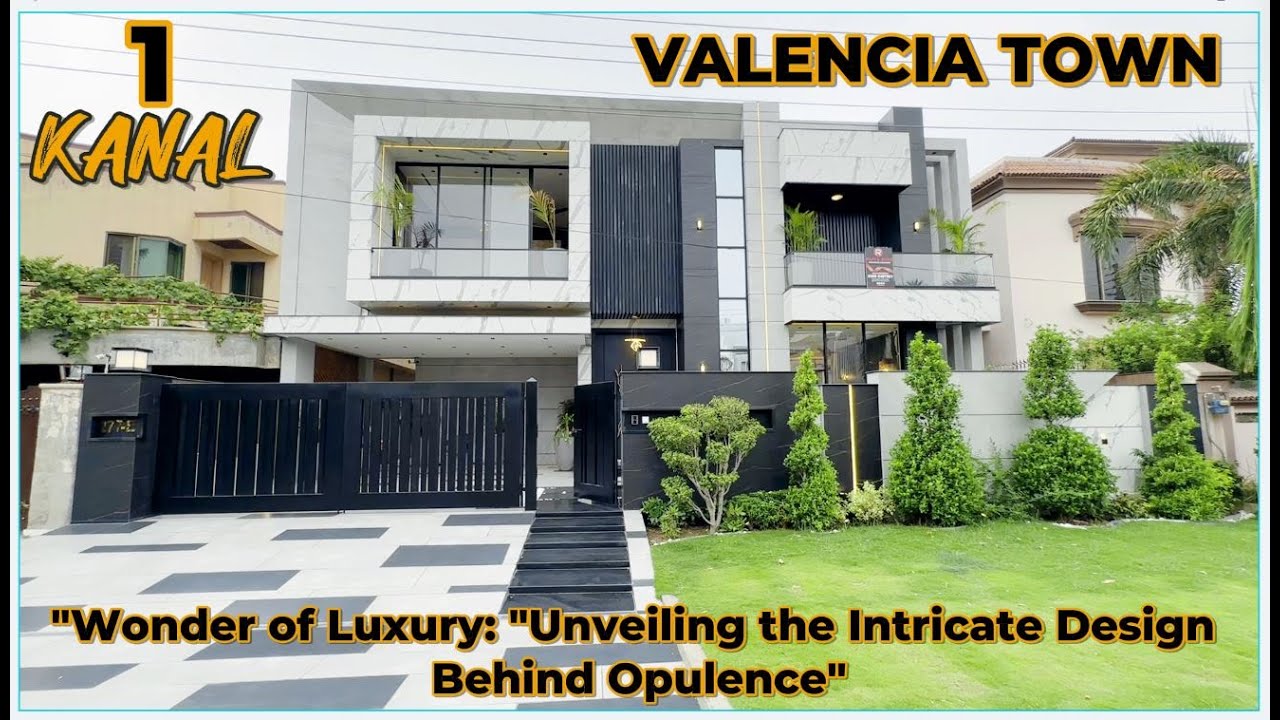 1 Kanal House Valencia Town | Unveiling the Intricate Design Behind Opulence | Valencia Town Lahore