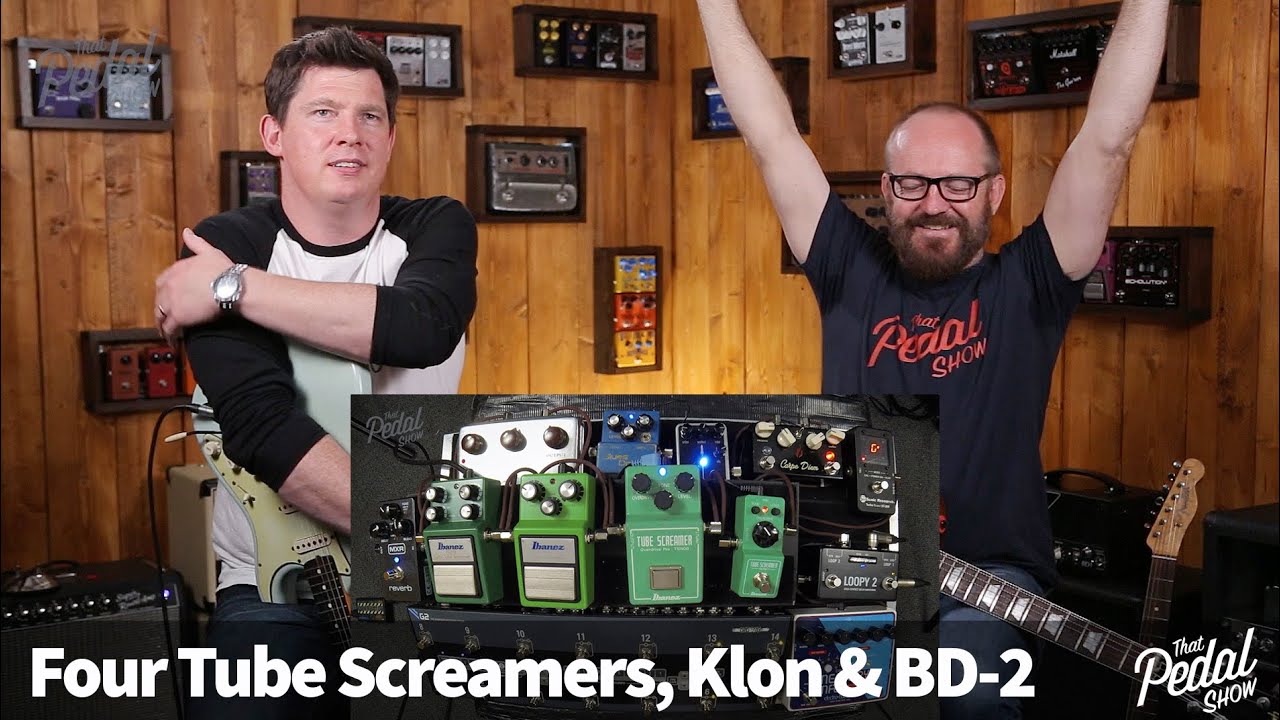 That Pedal Show &ndash; Four Tube Screamers Compared, plus Klon Centaur & Boss BD-2