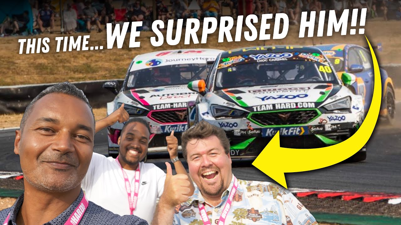 I Wasn't Expecting That! Surprise VIP At The BTCC With Team HARD. Racing!